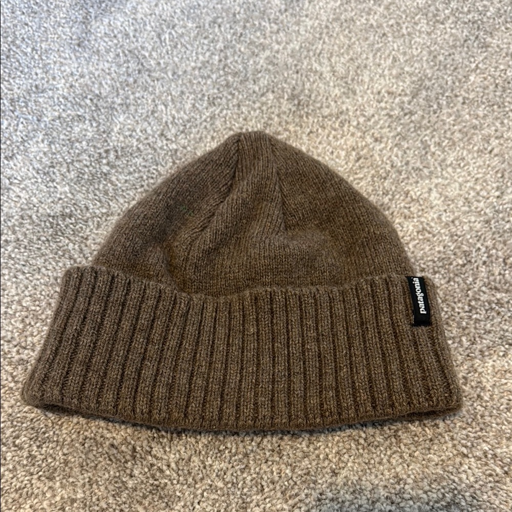 Patagonia Earth-Tone Knit Beanie